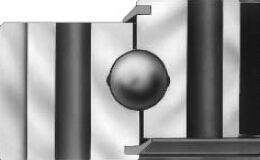 Three types of four point contact ball slewing bearing ~!phoenix_var9!~