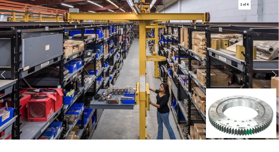 Mittlere Gr&ouml;&szlig;e vier Punkte Kontaktball -Schl&auml;gerringlager f&uuml;r Lagerbestandskipper