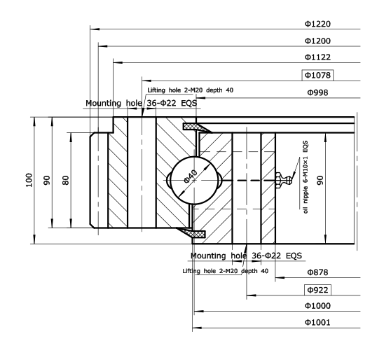 4 -Punkte -Kontaktball -Schl&auml;gerlager