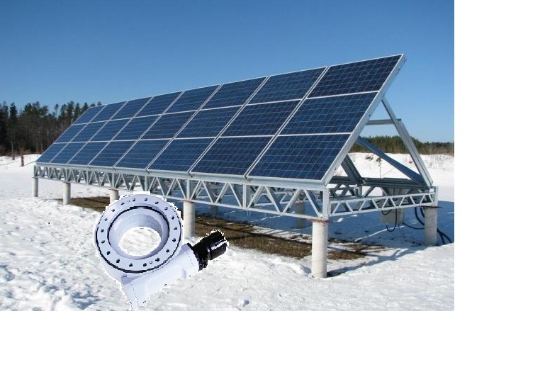 Pr&auml;zision mit elektrischem Slew -Antrieb f&uuml;r Solar Tracker